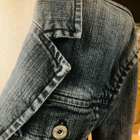 Chico’s Platinum Denim Jacket - Picture 6 of 10